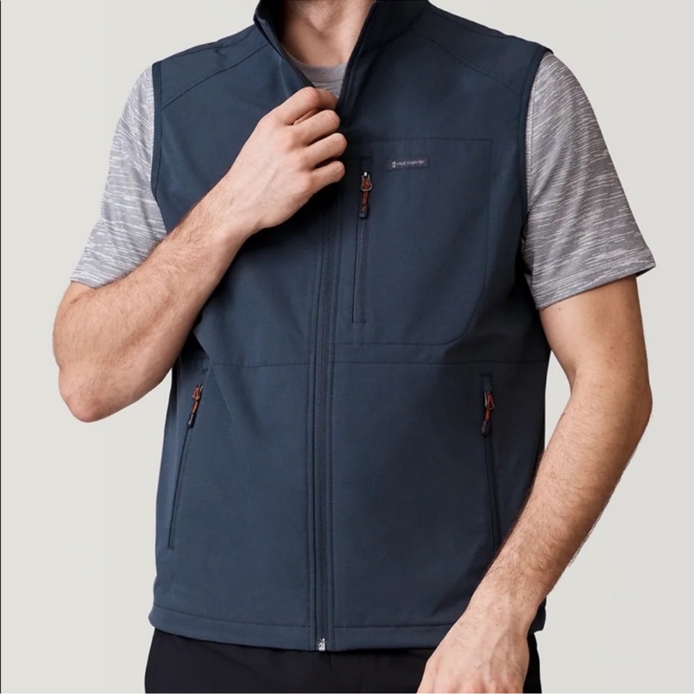 Free Country Mens Rip Stop Vest NWT